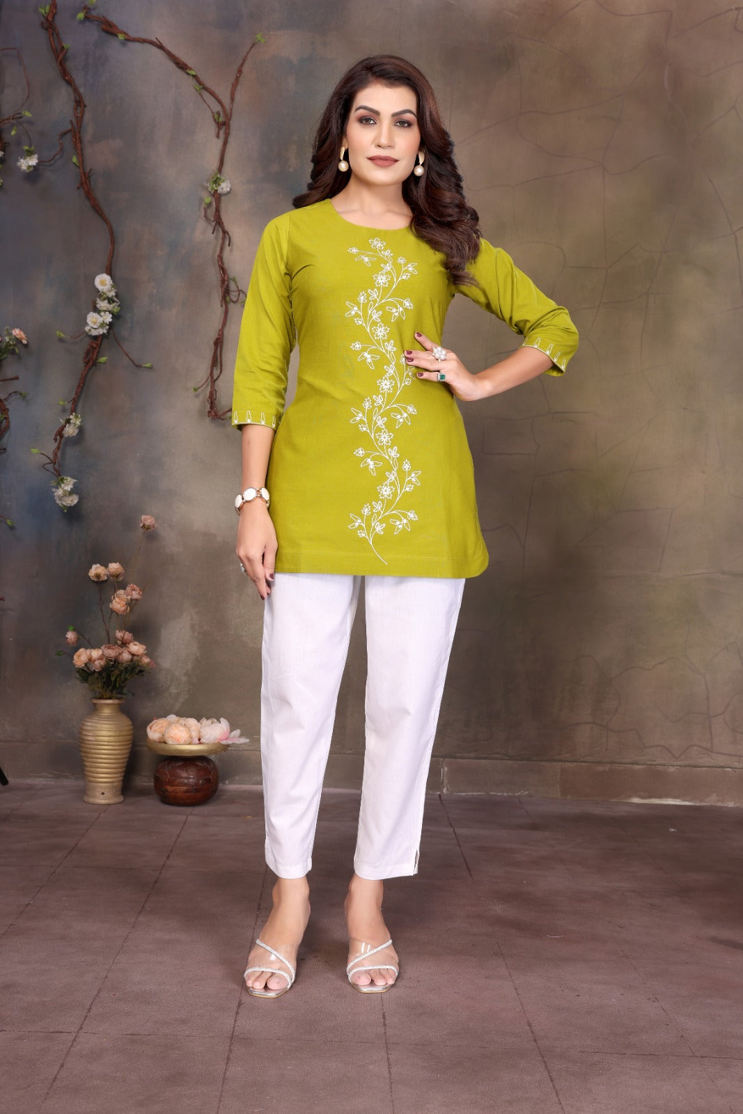 Green Kurti